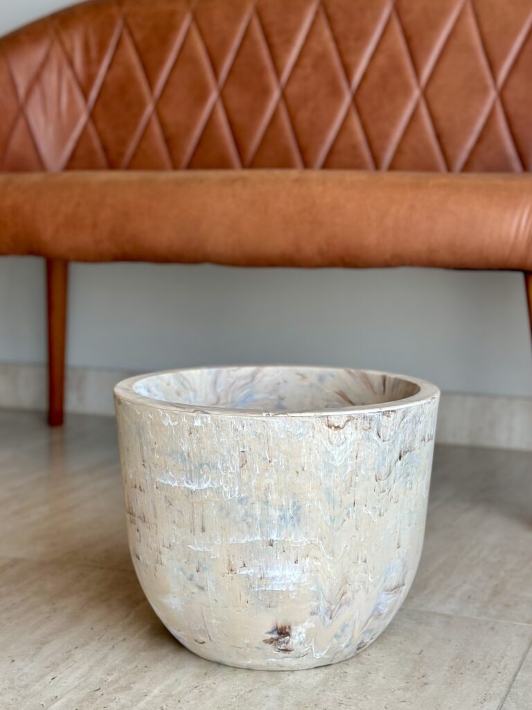 Cachepô concept travertino